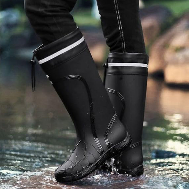 🔥 Men's Heavy-Duty Rain Boots Knee-High PVC Rubber⚡Waterproof Work Boots💪Lightweight for Gardening, Farm, Fishing【Outdoor Must-Have】 🔥 Men's Heavy-Duty Rain Boots Knee-High PVC Rubber⚡Waterproof Work Boots💪Lightweight for Gardening, Farm, Fishing【Outdoor Must-Have】
